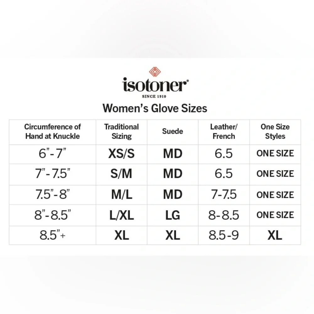 NWT isotoner Womens Lined Faux Leather Stretch Glove, Touchscreen Black S/M - Picture 6 of 7